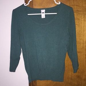 Women’s dark teal sweater